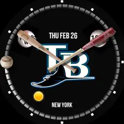 Baseball - Tampa Bay Rays - Round Watch