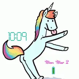 dancing unicorn
