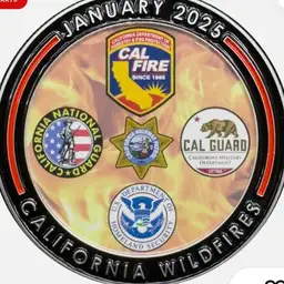 Challenge Coin, CA Wildfires