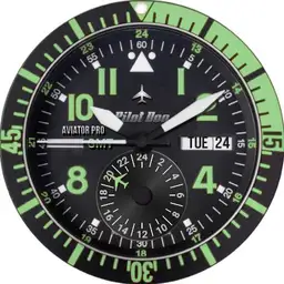 Pilot Dog Aviator Pro GMT Analog - Digital Chrono 17