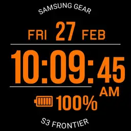 Digital watch 3 Orange
