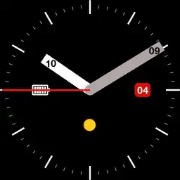 Analog watch with digital time Copy