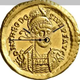 Byzantine Gold Solidus, Theodosius I, Missorium, 379-395 CE