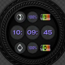 His Dark Dials theme, multi face. V1.00