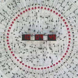 Techno Logic Art Clock