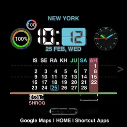 Advanced Digital clock with Prayer time 3