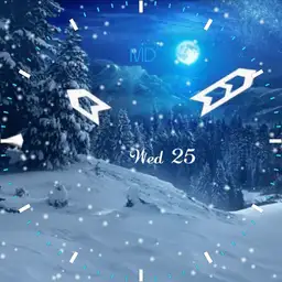 winter night blue