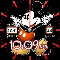 Mickey Watch - steps/HR