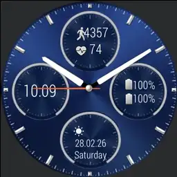 Blue Huawei clasic watch