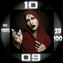 Marilyn Manson simple watch