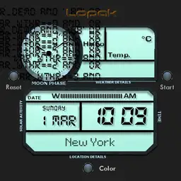 Moon phase Digi by Lopak