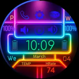AI Watchface: Neon Edition