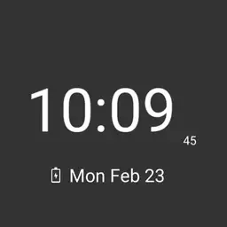 simple watch face