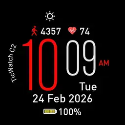 Sport digital Ticwatch C2 by Dorone Copy PL Always On Full Color V2