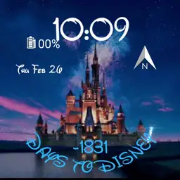 Disney castle Countdown Fixed