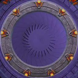 Stargate tribute with gate closure.
