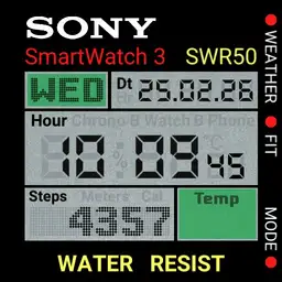 Retro Sony multifunction zilona edit sx new aod v2