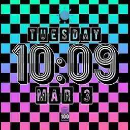 colorful checkered
