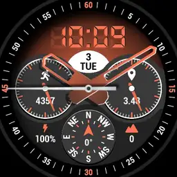 Brute TREKKER Hybrid Compass Altitude Colours Watch
