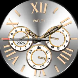 Michael K Rose Gold Grey Date