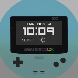GameBoy Color - Sky Blue Version