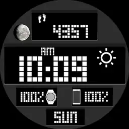 Dot Matrix Style.