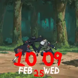 itachi Kakashi fight