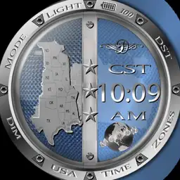 U.S.A Time Zones with DST Correction v4 P267