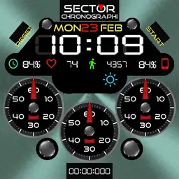 Sector verso. 2 Crono Digital uColor Watch