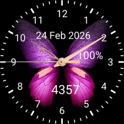 Pink/purple butterfly