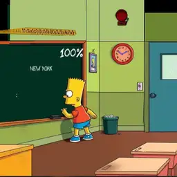 Bart Chalkboard