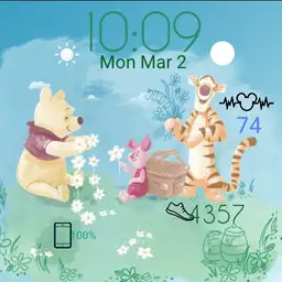 Springtime with Pooh, Tigger and Piglet