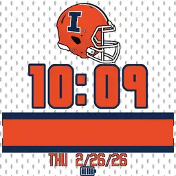 Fighting Illini Orange Helmet Away 2