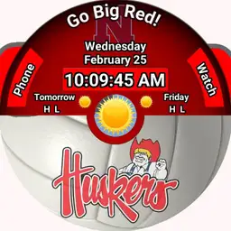 Husker VB Half