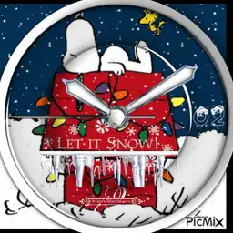 Snoopy Let it Snow Animation