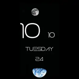 SimpleEarthMoon watch