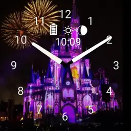 Castle With Fireworks Copy