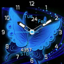 brit blue butterfly