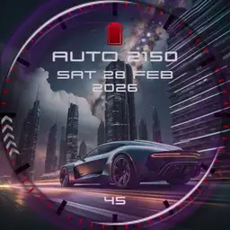 Auto 2150 Futuristico Palazzi Moderni HGASDF324THYG