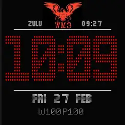 WM3 - digital large dual time