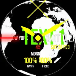 Spinning B&W Earth Background + BGC Delta