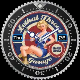 Lethal Threat Garage Pin-Up Watch