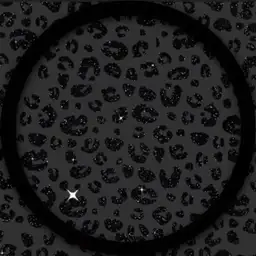 animated ,leopard print, glitter ,3d