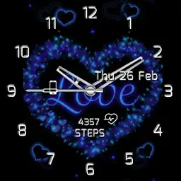 brit blue love heart