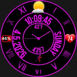 A circular digital & classic combo 11