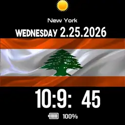 Lebanon flag 9