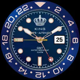 King, GMT, Automatic. W. R.