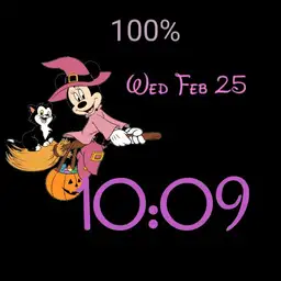 Halloween Minnie Mouse - dark