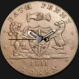 Copper, Penny, Token, Great Britain, 1811