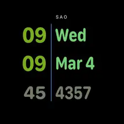 SAO Split Green Green